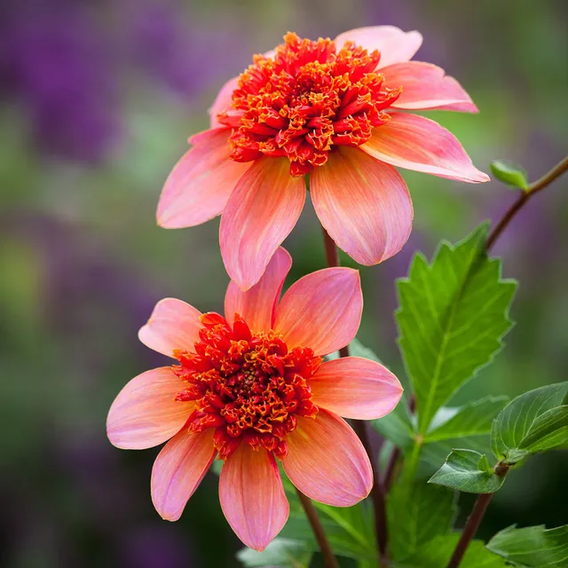 Sarah Raven Bulbs Dahlia Totally Tangerine Knollen orange langblühend