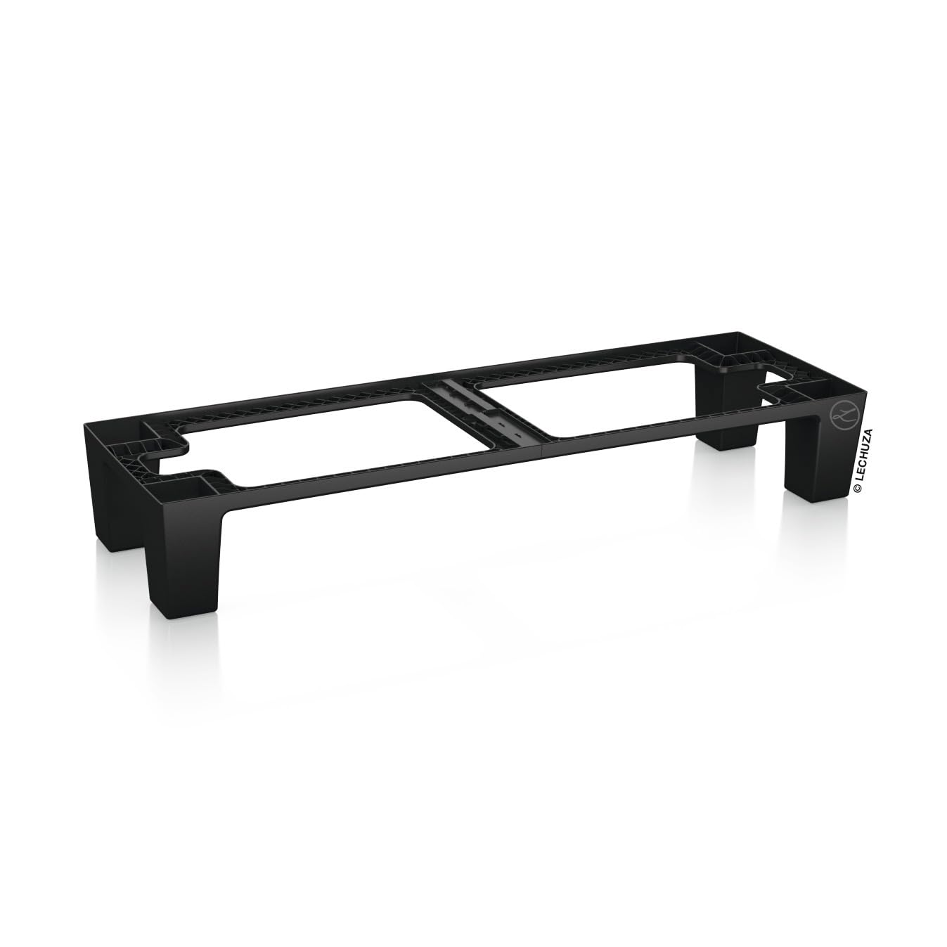 Lechuza Trio Sockel 30 Pflanzgefäß Sockel Schwarz 98x30x15 cm