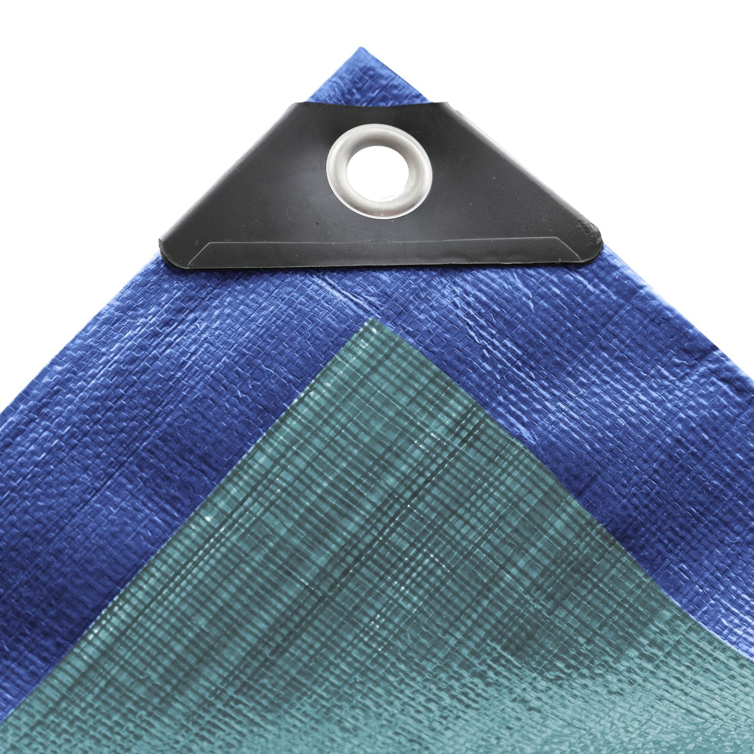 GardenMate Abdeckplanen Plane 90g 2m x 3m Grün-Blau Ösen