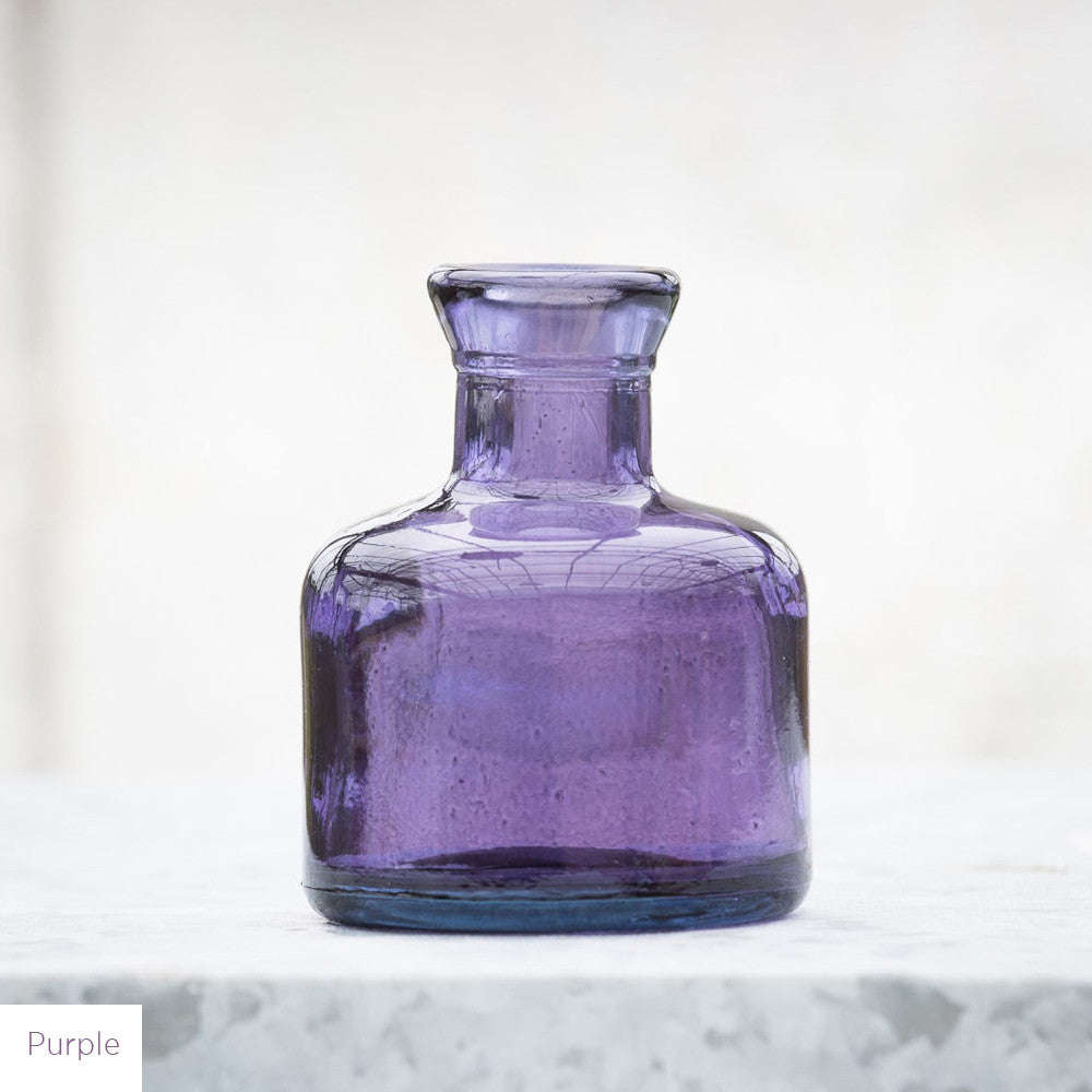 Sarah Raven Ink Bottle Vases Mini-Vasen 4er Set 10 cm bunt