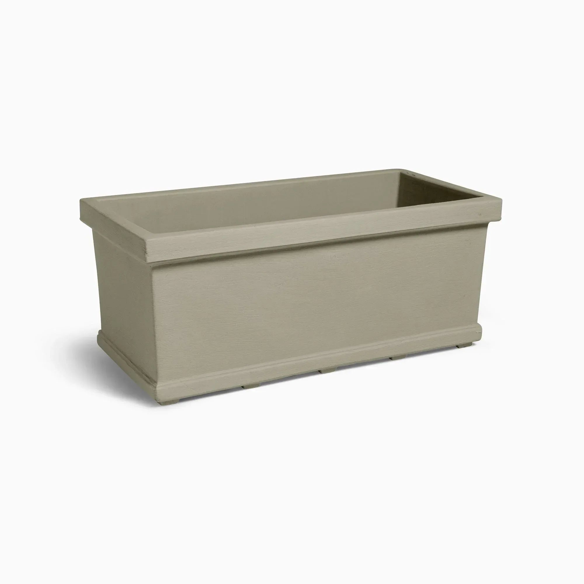 Serralunga Neoclassic Pflanztopf Weiß 80x35x35 rechteckig