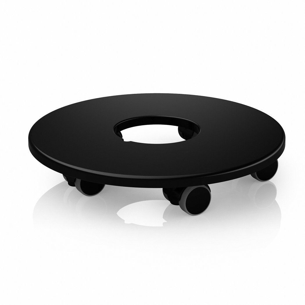 Lechuza Classico Rolluntersetzer Schwarz für 43 Pflanzroller