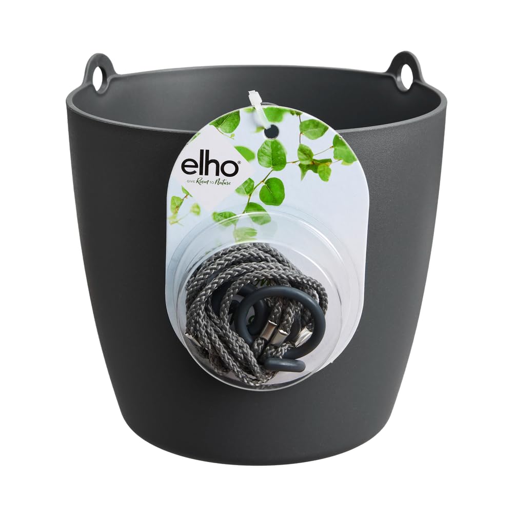 elho Brussels Hängeampel 18 Blumentopf weiss wasserdicht