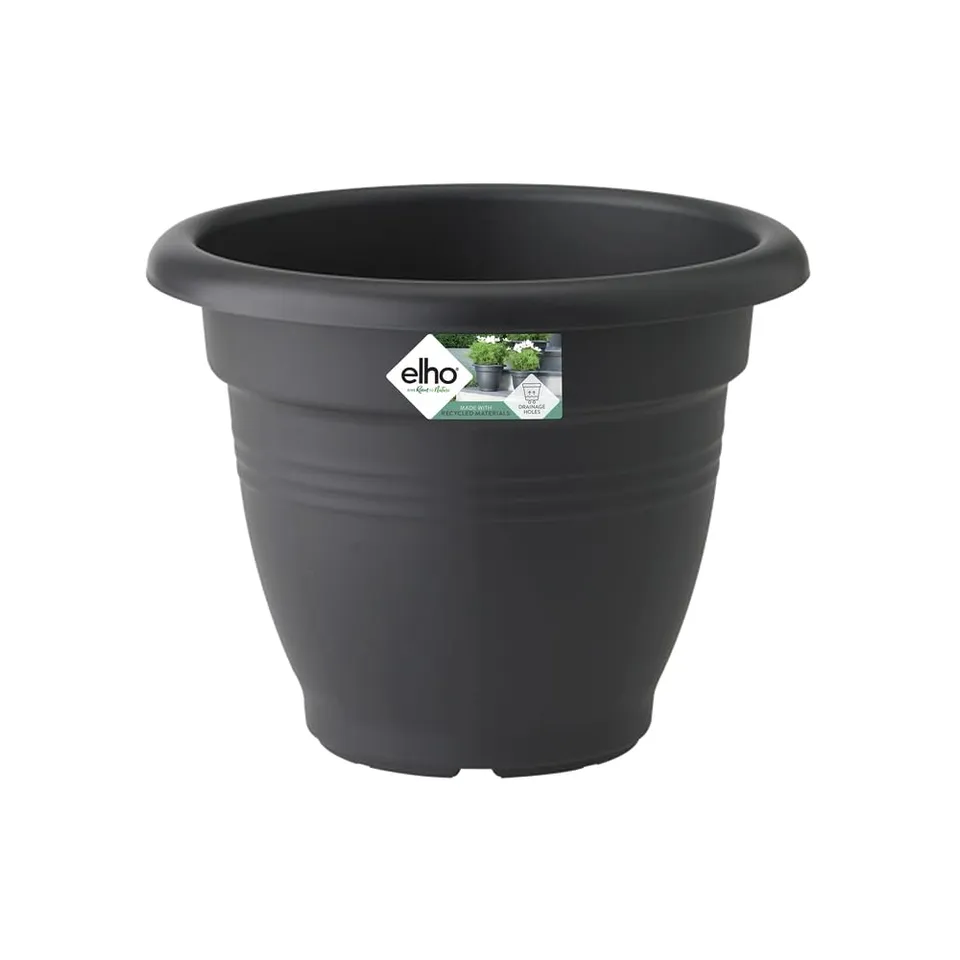 elho Green Basics Campana 30 Blumentopf Living Schwarz 30cm