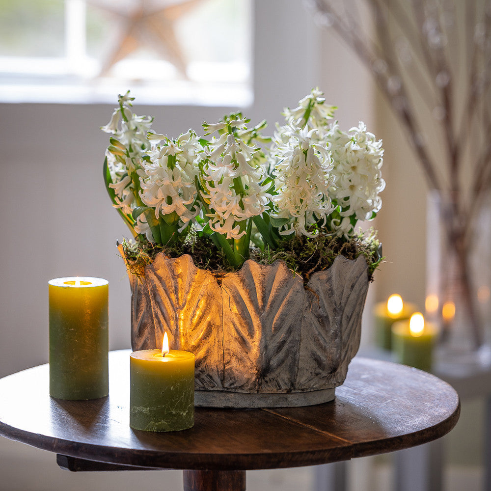 Sarah Raven Leaf Planters Pflanztopf 3er-Set Metall rost