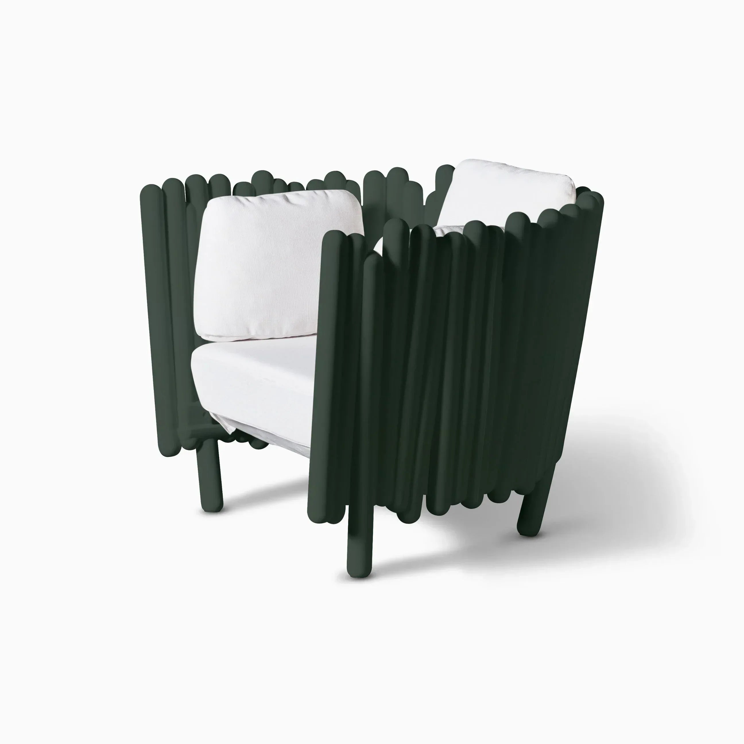 Serralunga Canisse Sessel Weiß mit Kissen Outdoor