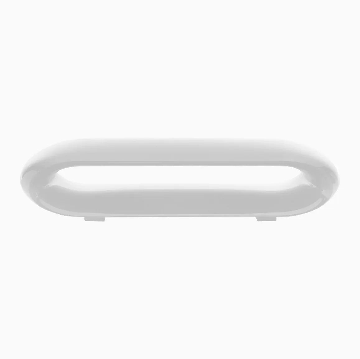 Serralunga Loop Bank Lacquered White Oval Gartenbank