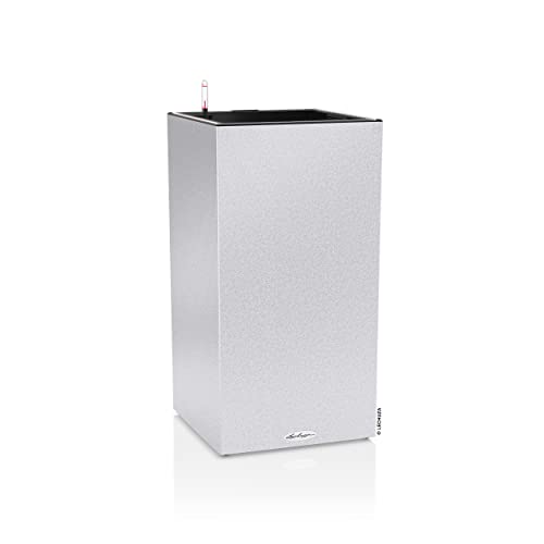 Lechuza Canto Stone LED High Pflanzsäule Quarzweiß 40 Set