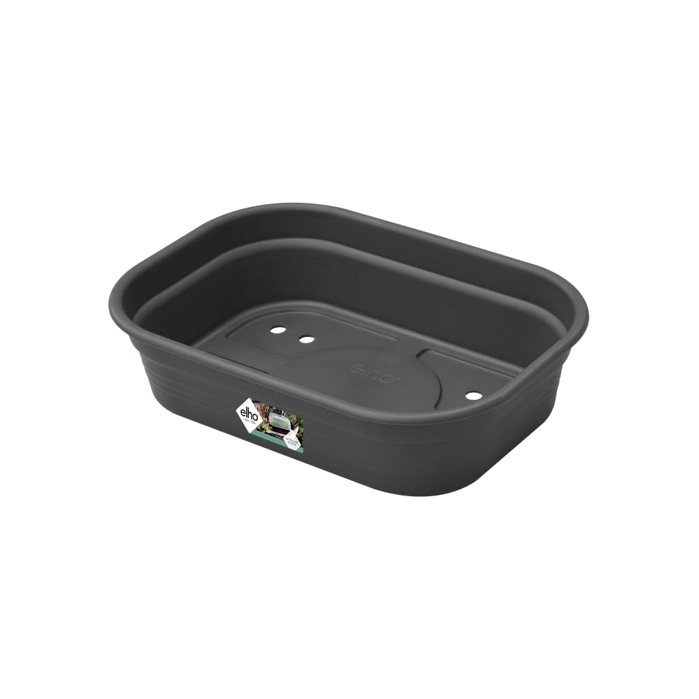elho Green Basics Anzuchtschale S 24 cm Schwarz Ablaufloch