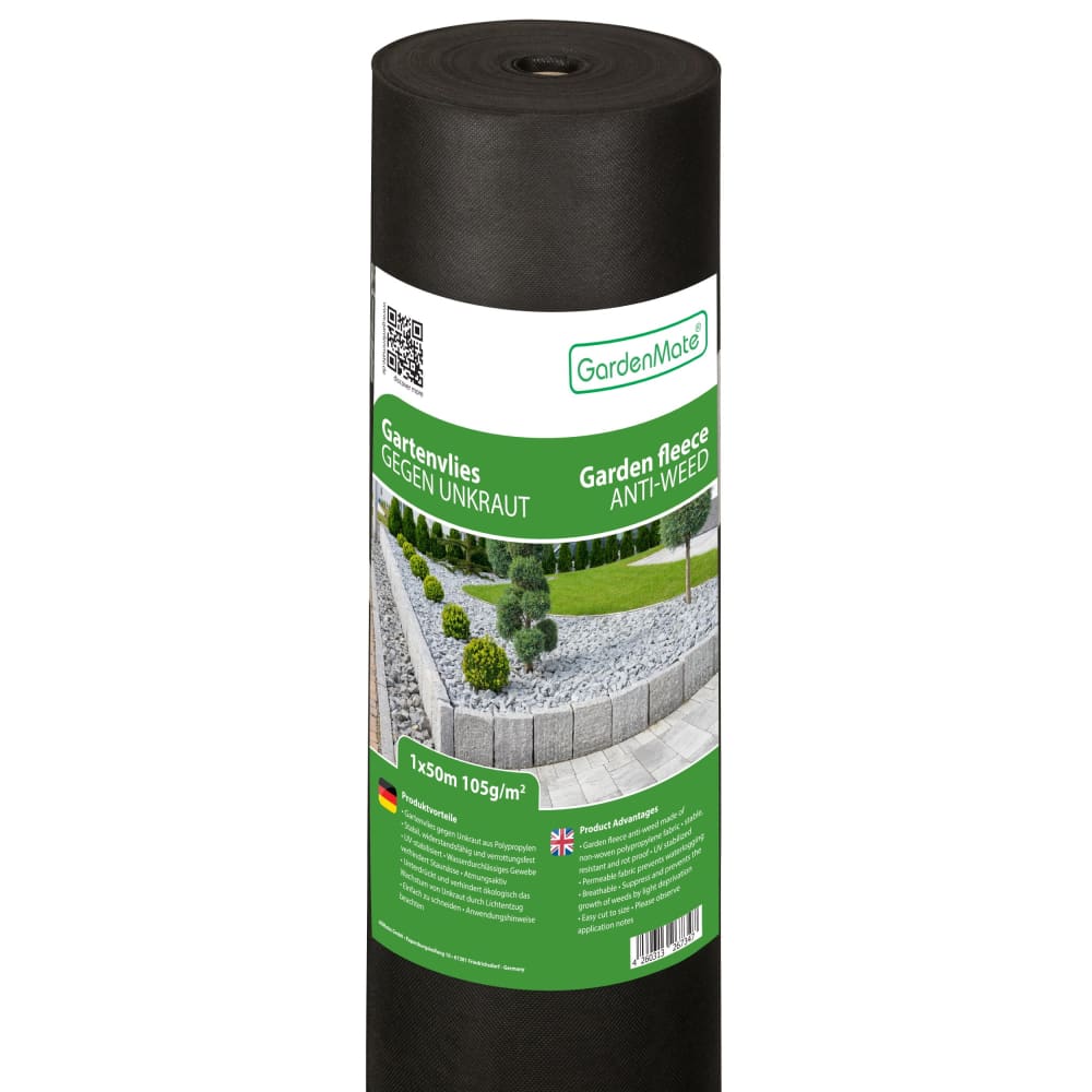 GardenMate Gartenvlies Unkrautvlies 105g 1x25m