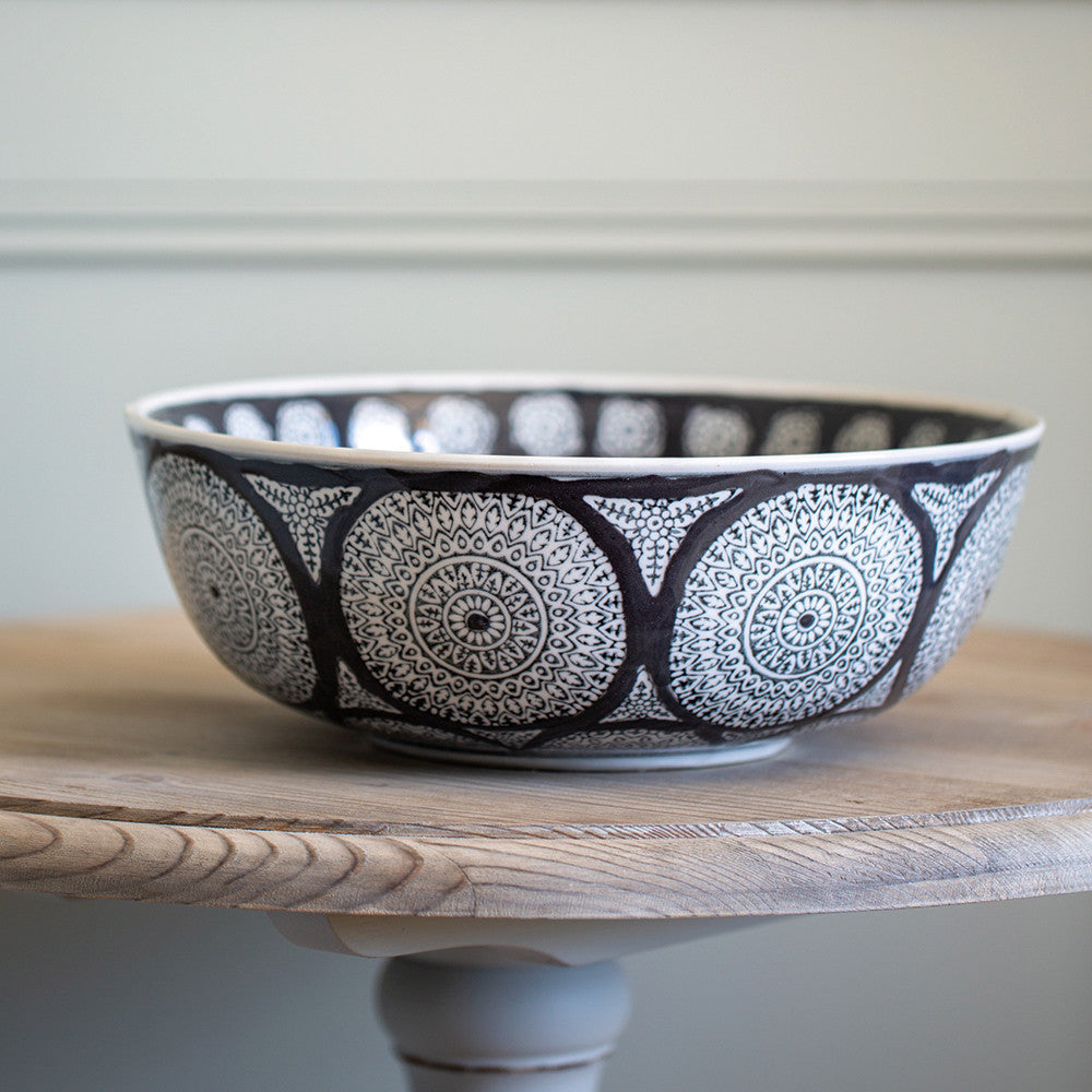 Sarah Raven Inca Charcoal Bowl Schüssel Medium 25cm Keramik