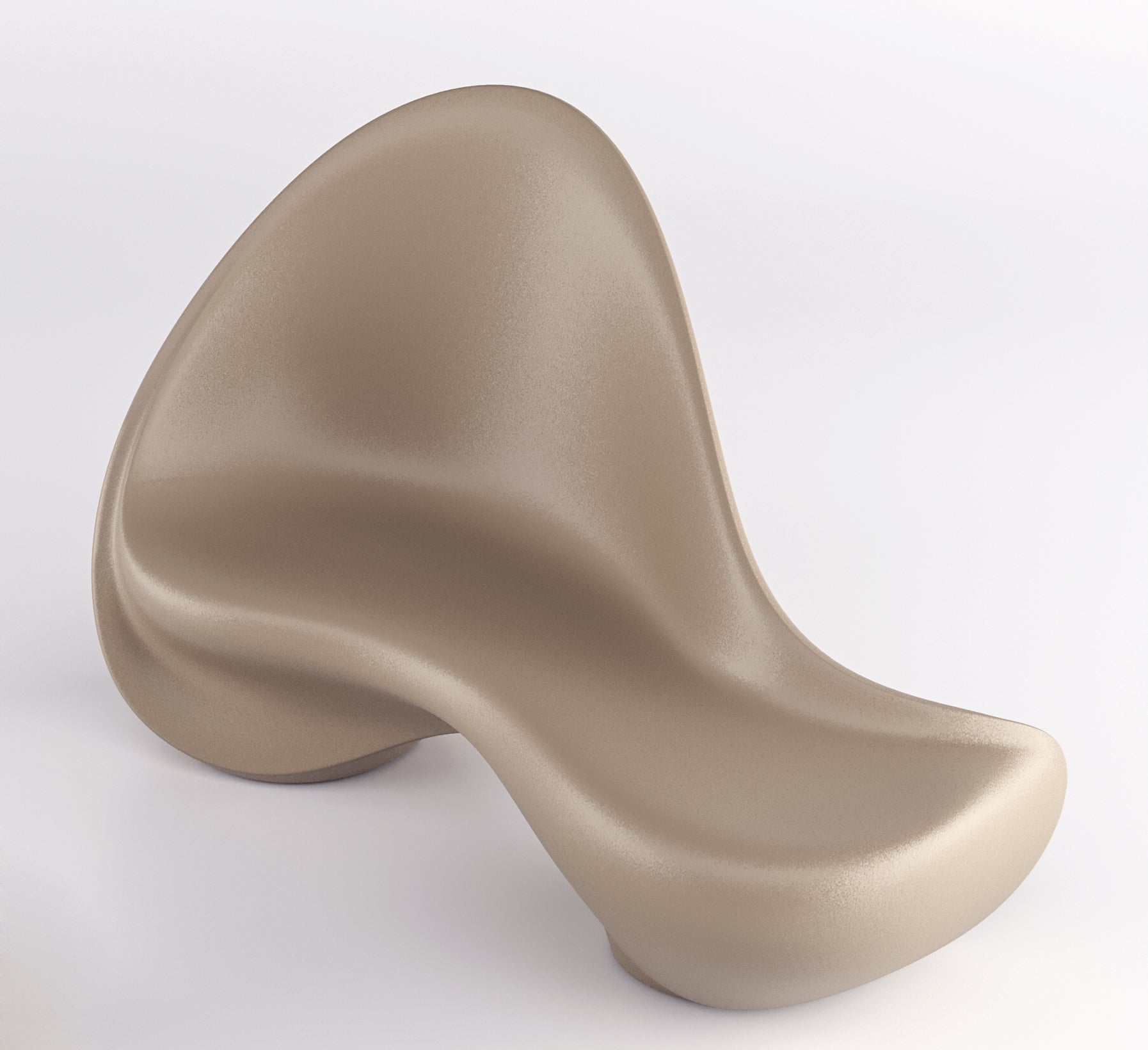 Serralunga Ripple Sofa Weiß glänzend lackiert