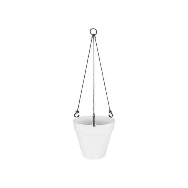 elho Loft Urban Hängeampel Weiß 20 mit Seil