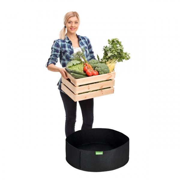 GardenMate Pflanzsack Hochbeet Vlies 60 L 3 Stück flach