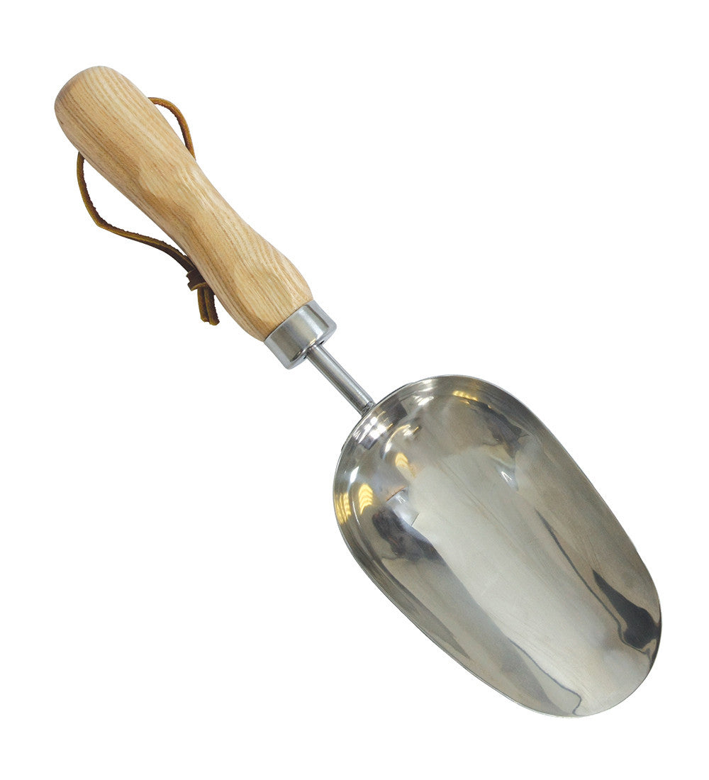 Sarah Raven Gardening Potting Scoop Pflanzschaufel 34cm Edelstahl