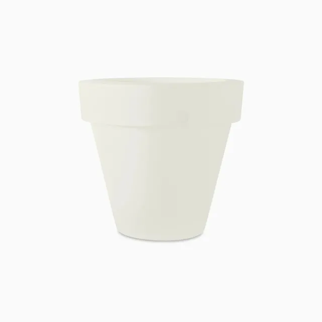 Serralunga Vas-One Pflanztopf Weiß lackiert 130 cm