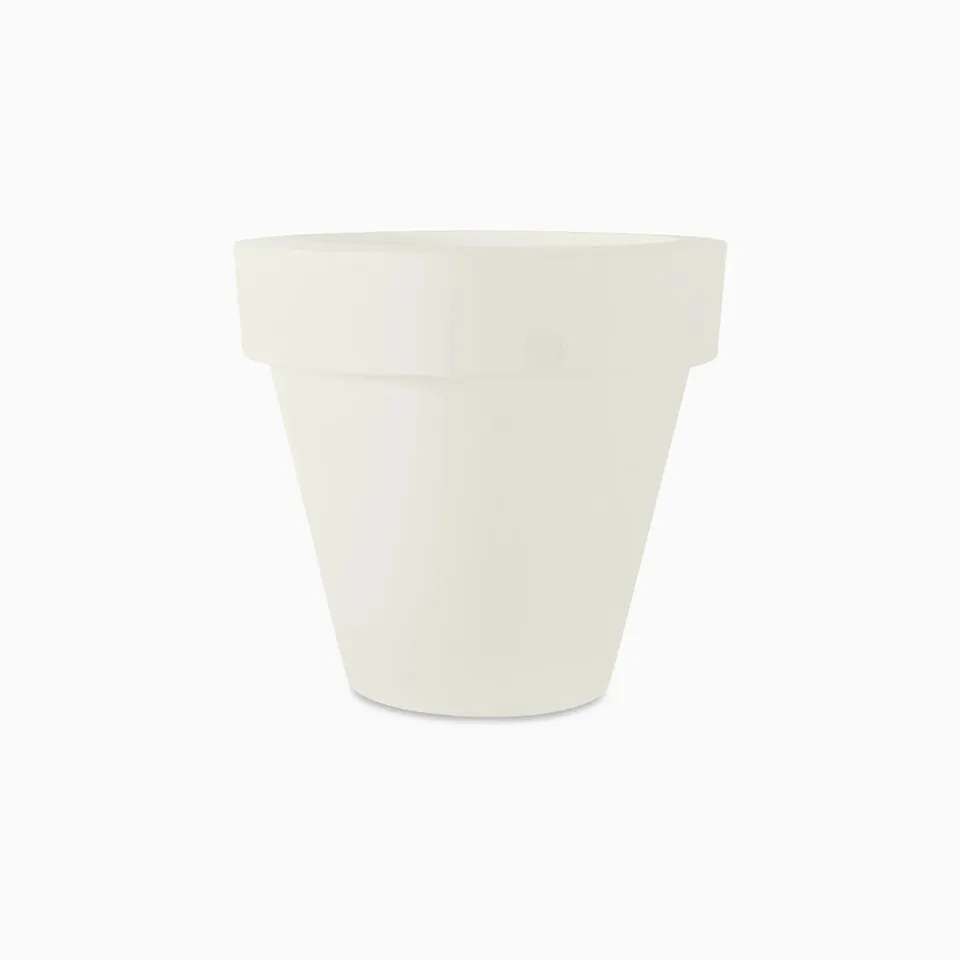 Serralunga Vas-One Pflanztopf Weiß lackiert 130 cm
