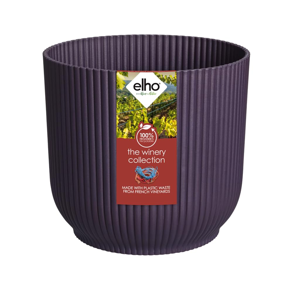 elho Winery 22cm Blumentopf Dunkelviolett für Innen