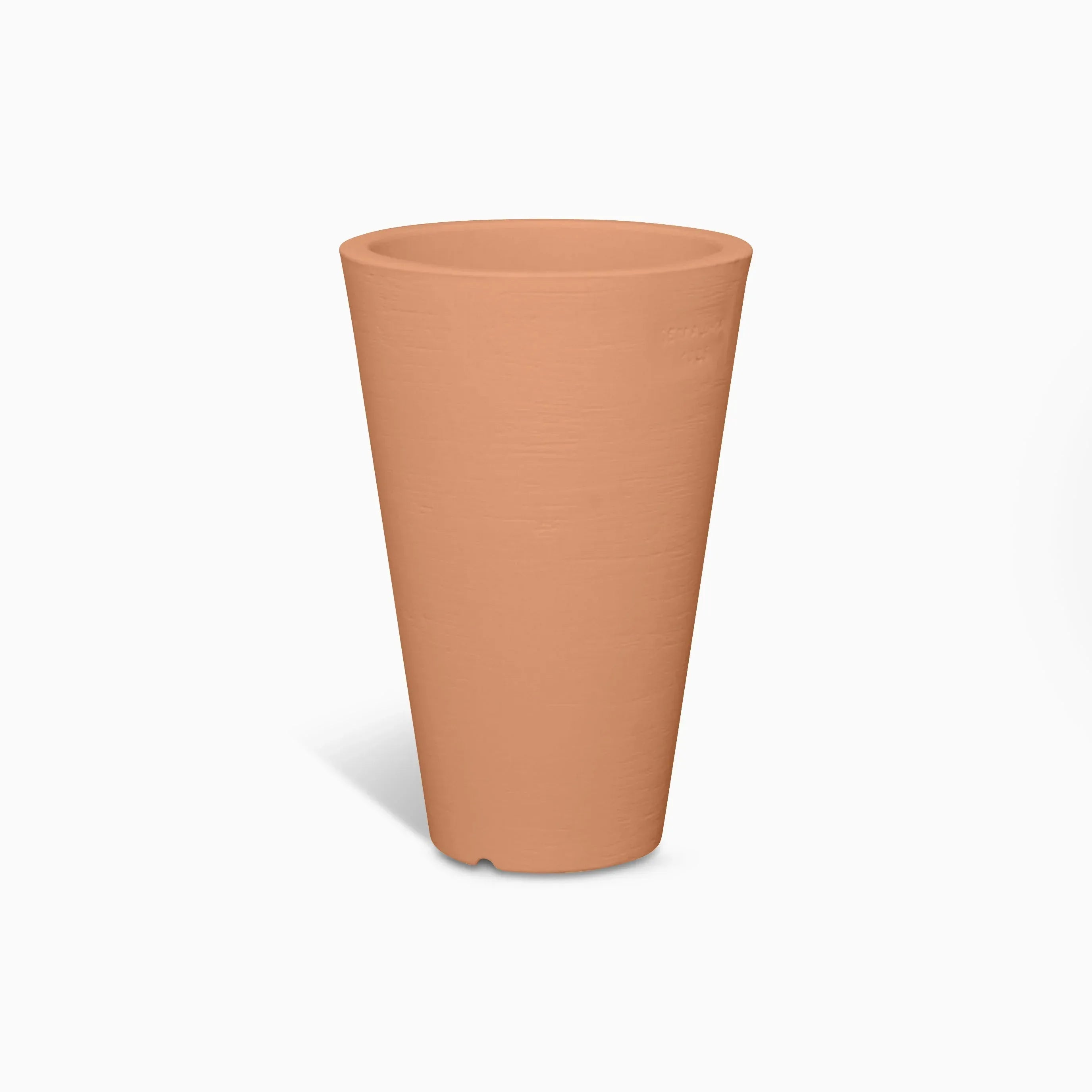 Serralunga Liscio Siena Pflanztopf Anthrazit 40x40x60
