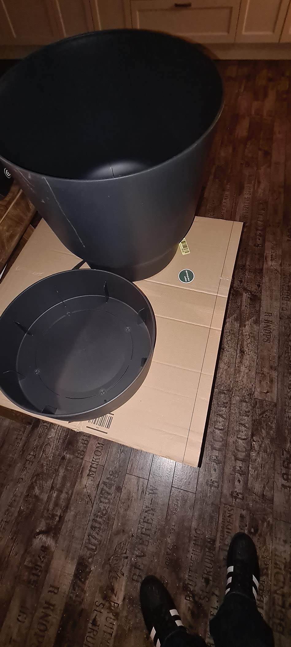elho Greenville Rund 25 cm Blumentopf Goldener Sand frostbeständig