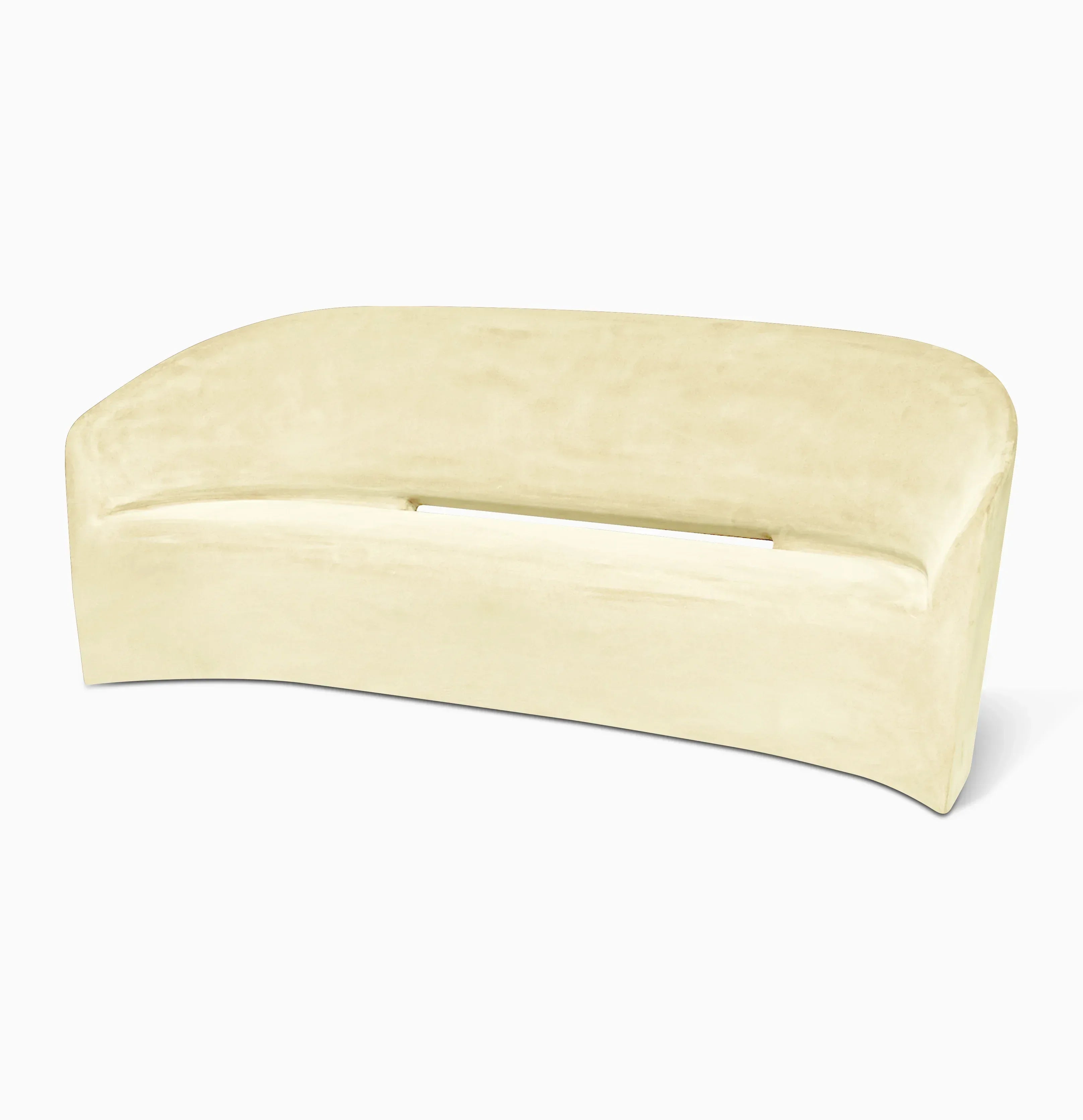 Serralunga Pine Beach Sofa Anthrazit Moleskin rund