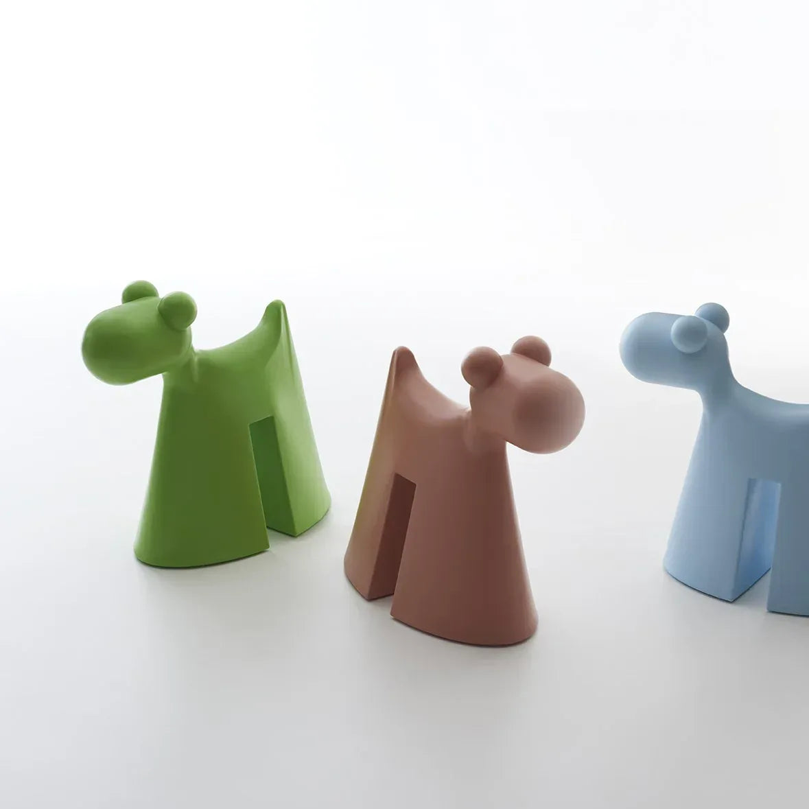 Serralunga Doggy Dekofigur Weiß Garten Hocker