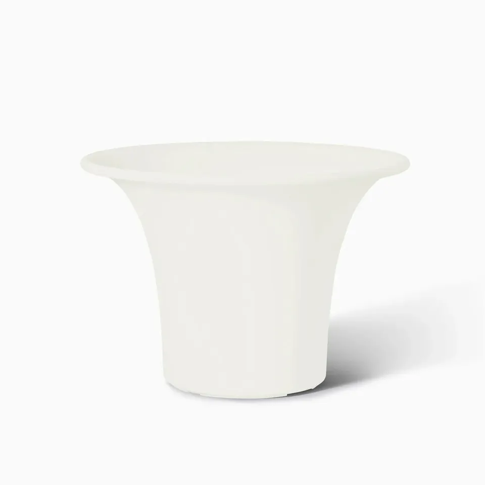 Serralunga Cone Pflanztopf Weiß Oversize