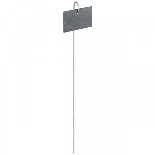 GardenMate Pflanzschilder Schiefer Metallstab 55cm 10er Modern