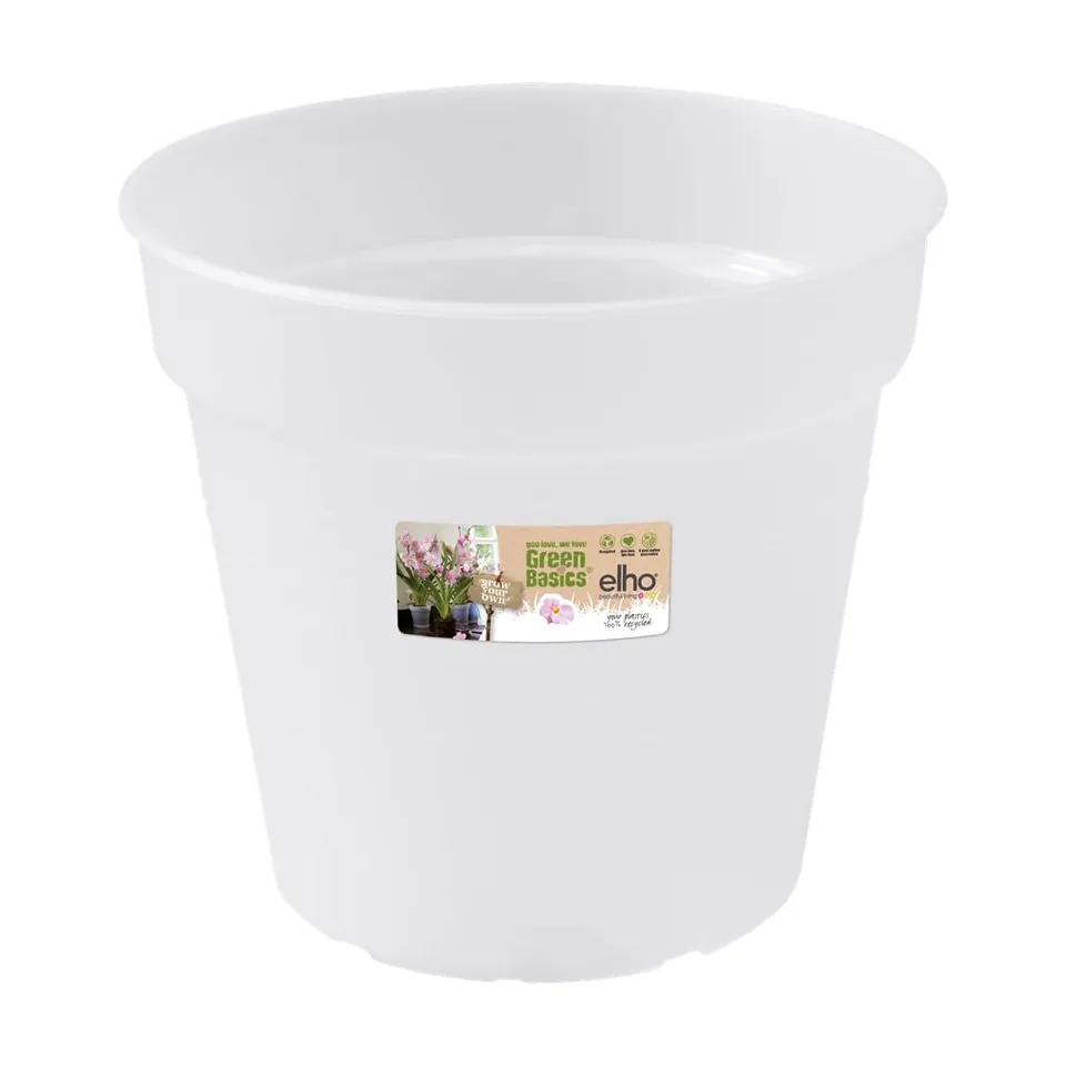elho Green Basics Orchideentopf 13 cm transparent rund