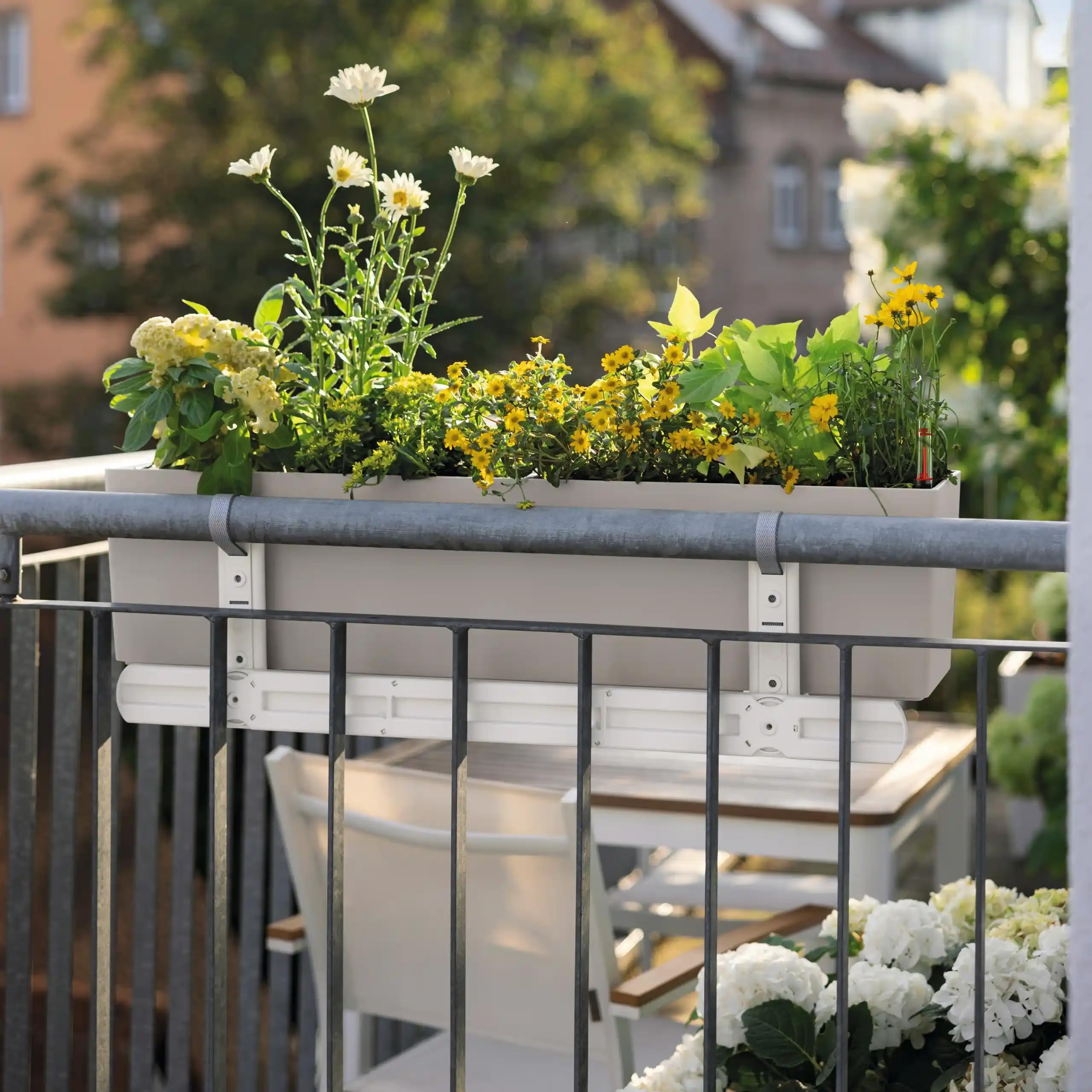 Lechuza Balconera Abstützung Weiß 74cm für Halter