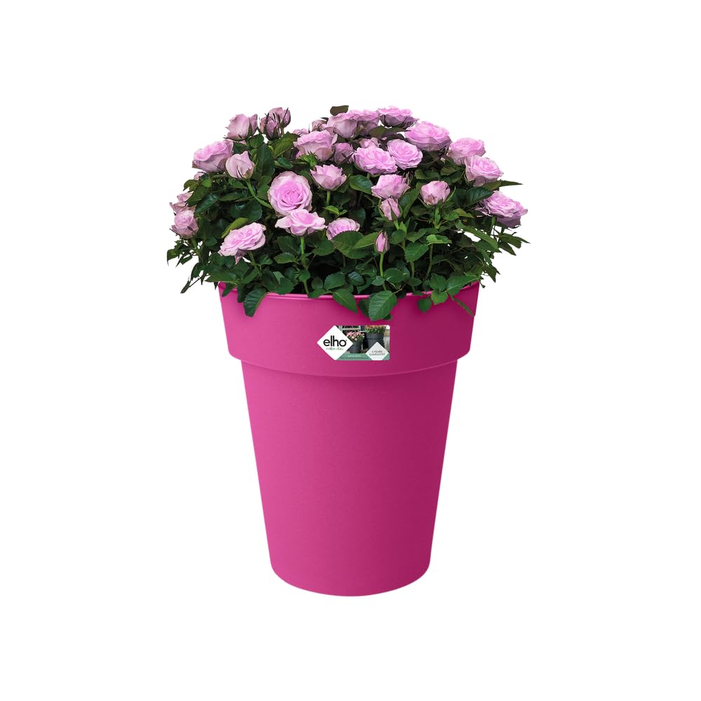 elho Green Basics Topf Blumentopf Kirschrot 35 cm hoch