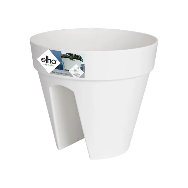 elho Loft Urban Flower Bridge 30 Balkonkasten Weiss mit Reservoir