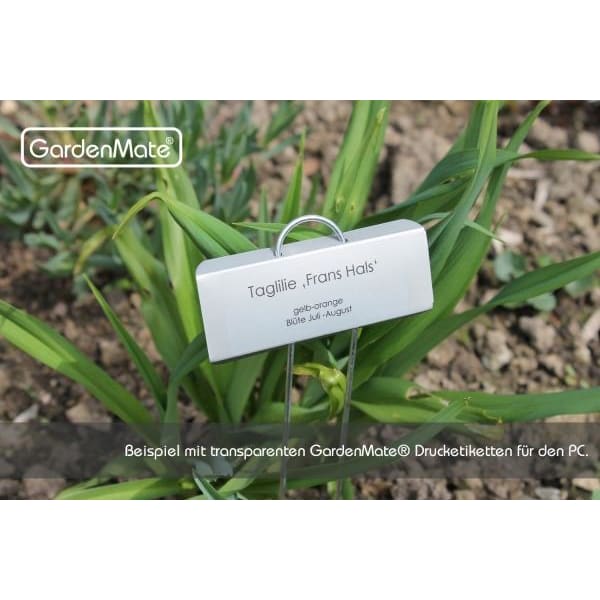GardenMate Pflanzschilder Poster Metall 30cm 25er Set