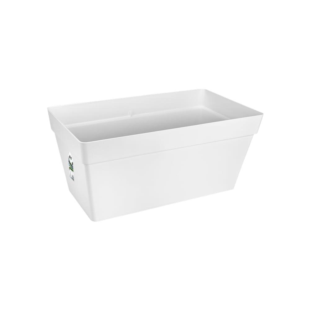 elho Loft Urban Terrace Rollen Balkonkasten Weiss 70 cm