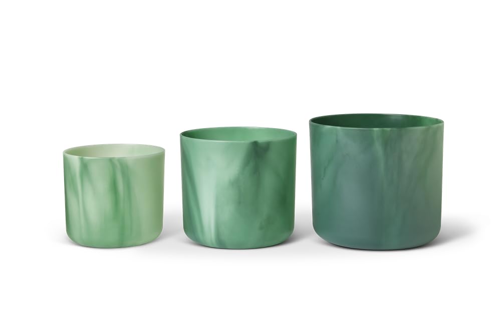 elho Ocean Collection Blumentopf 3er-Set Pazifikgrün recycelt