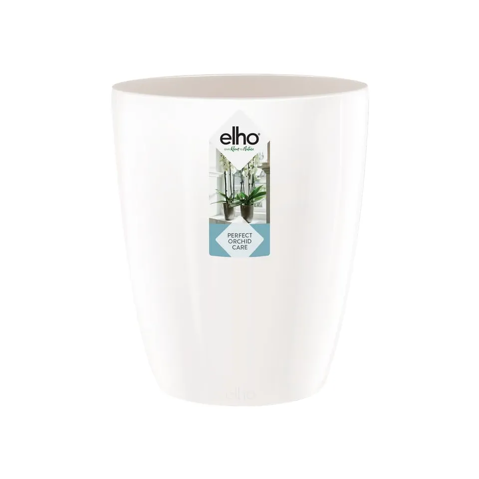 elho Brussels Diamond Orchidee Hoch 12.5 Topf Weiß