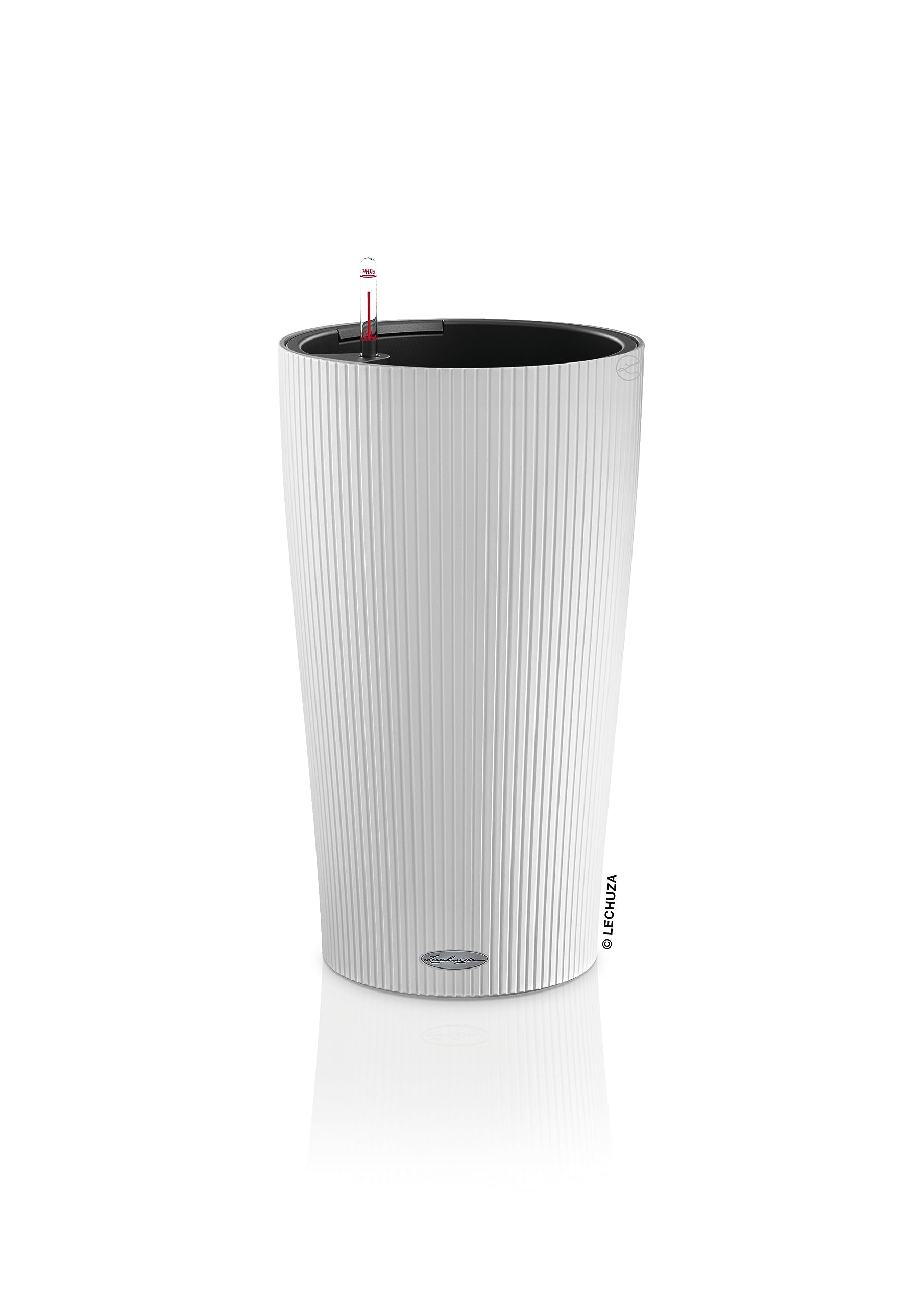 Lechuza Cilindro Color 23 Pflanzsäule Schiefergrau Ø23cm Bewässerung