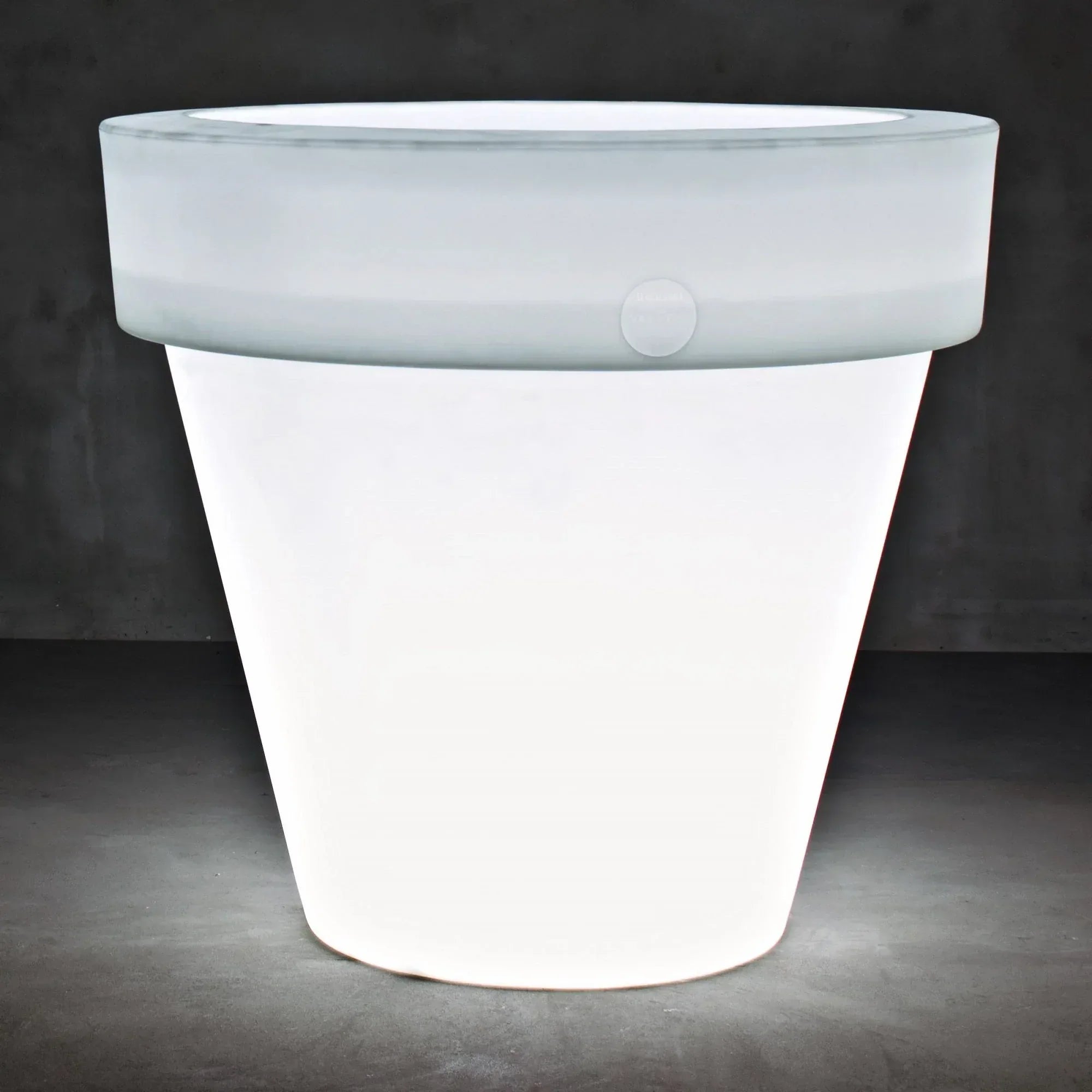 Serralunga Big-Bo Pflanztopf mit Licht neutral