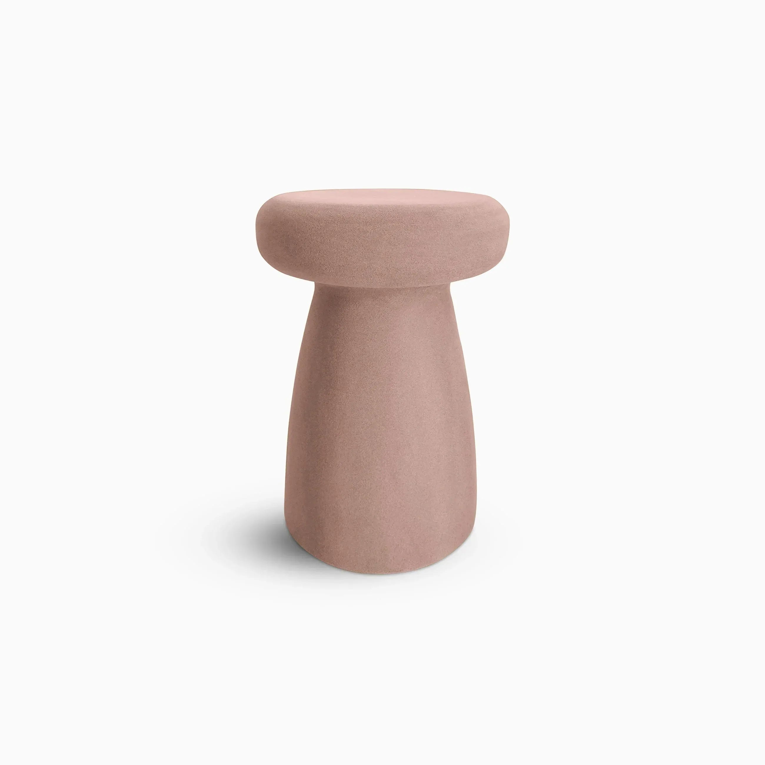 Serralunga Porcino Moleskin Hocker Anthrazit Aldo Cibic