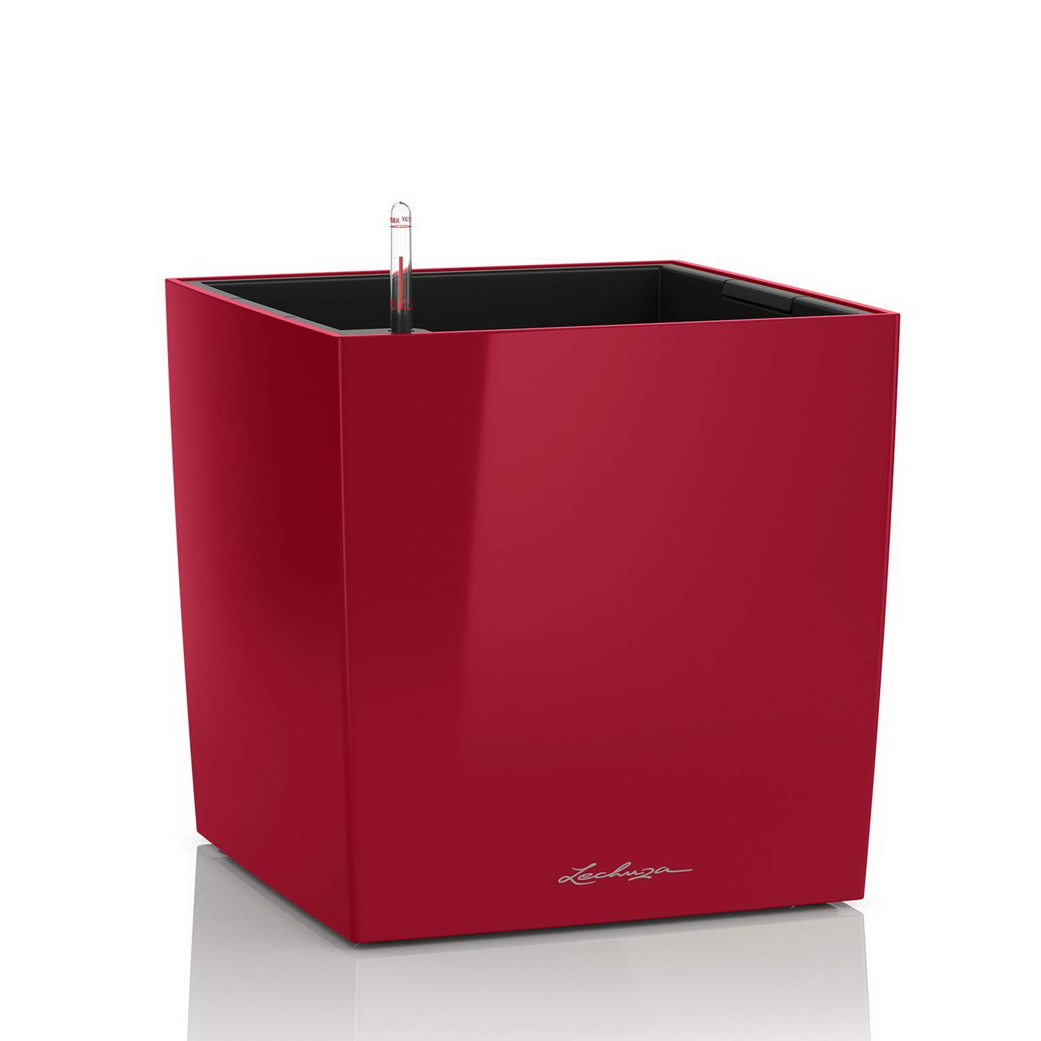 Lechuza Cube Premium 40 Pflanzwürfel Weiß Hochglanz 40cm Bewässerung
