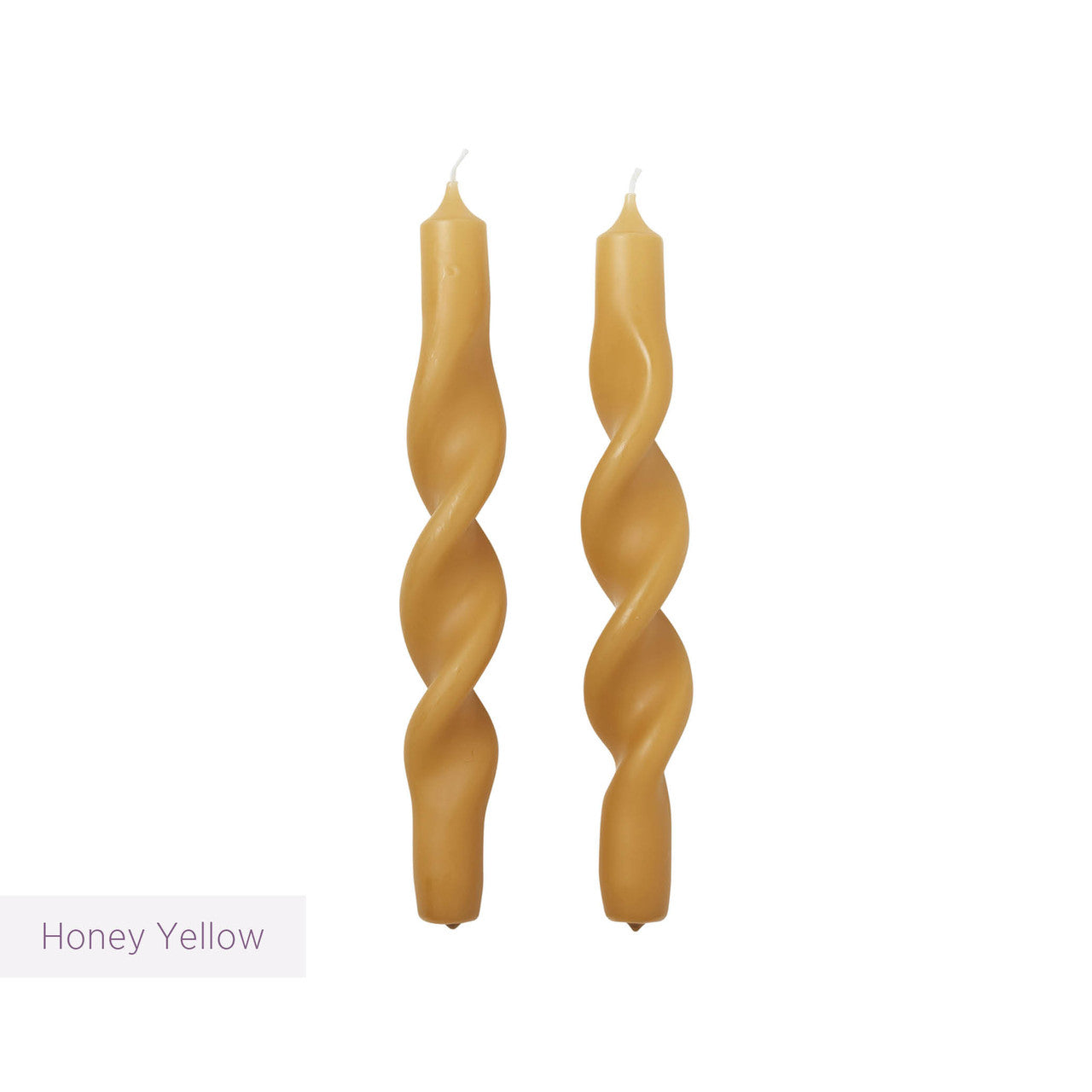 Sarah Raven Twisted Dinner Candles Stabkerzen 2er Apricot Cream