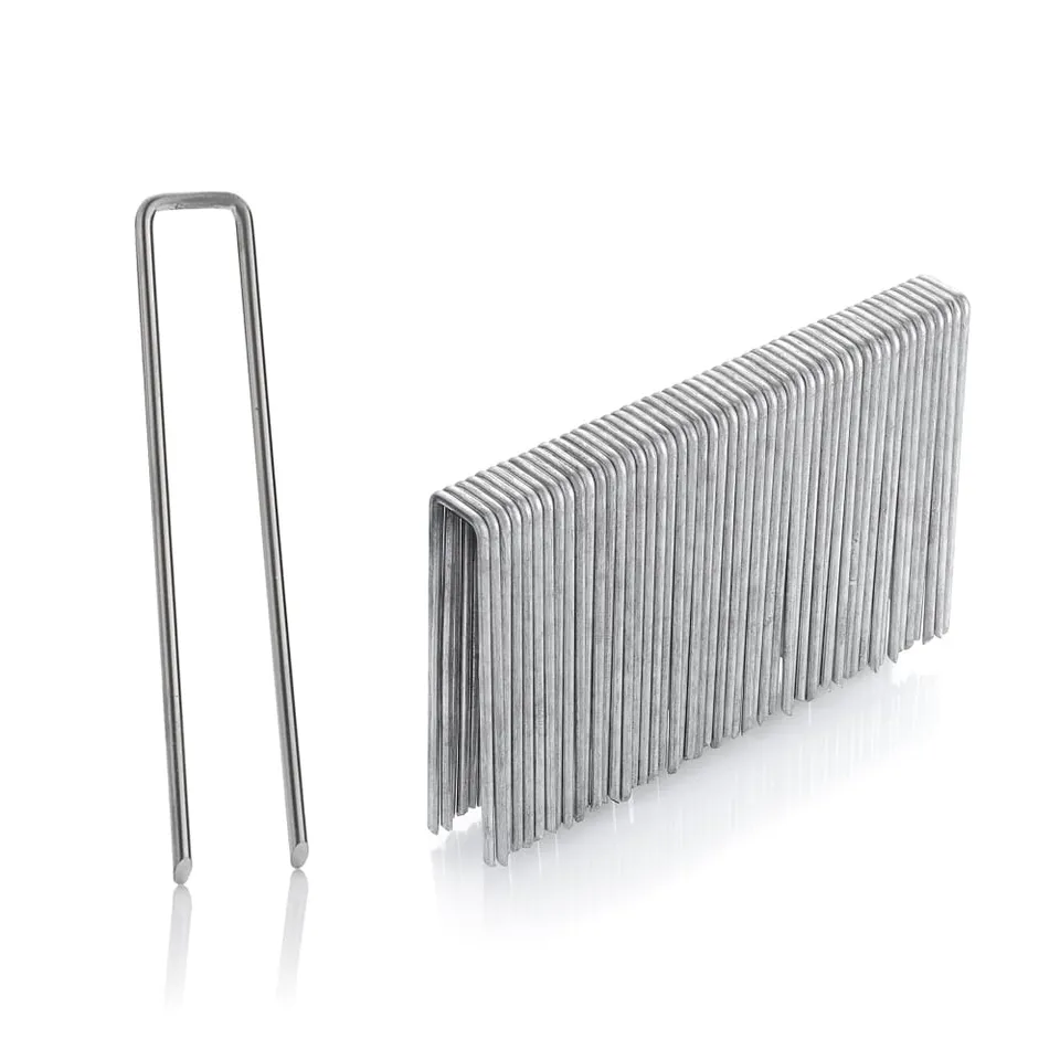 GardenMate Erdanker verzinkt 100mm 100 Stück Flachkopf