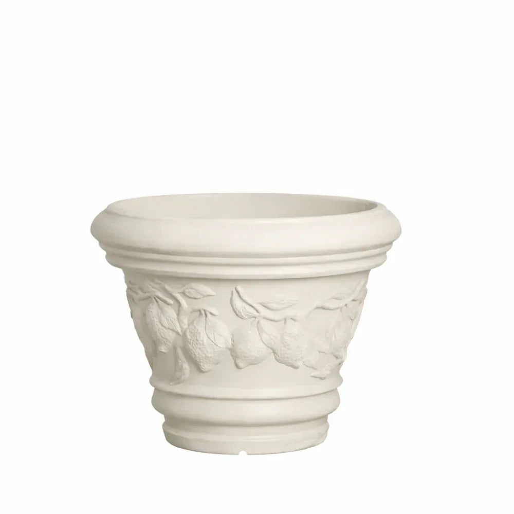 Serralunga Decorati Limoni Pflanztopf Tortora 52x52