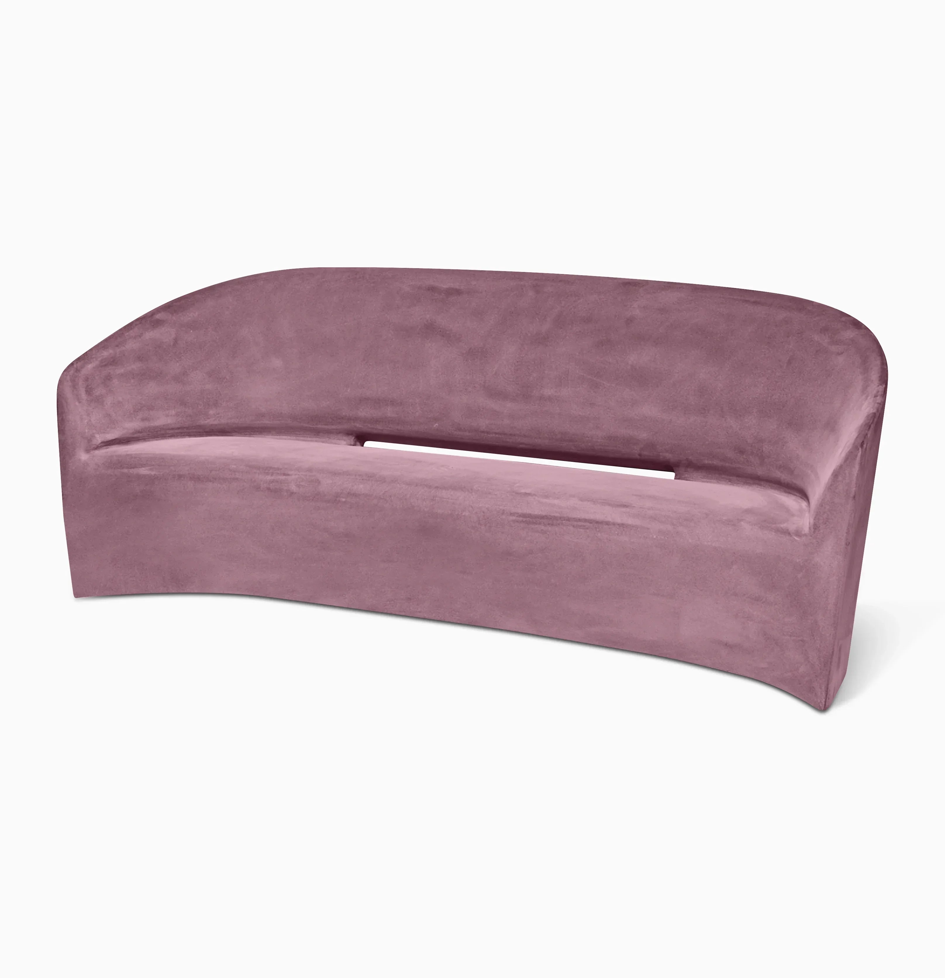 Serralunga Pine Beach Sofa Anthrazit Moleskin rund