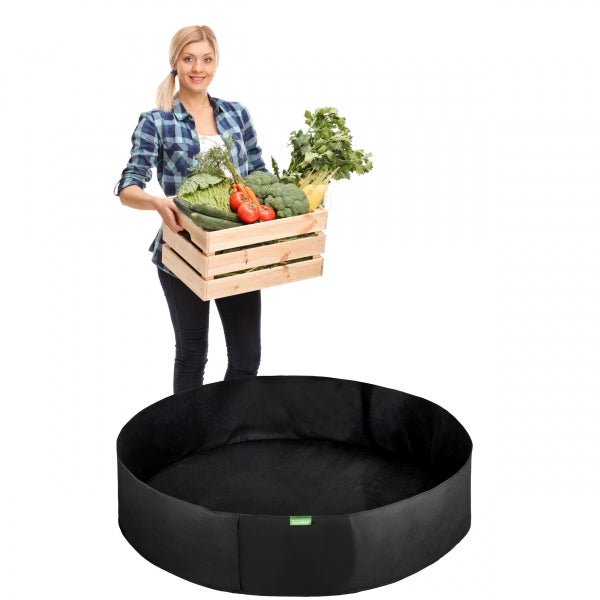 GardenMate Pflanzsäcke Hochbeet Vlies 400L 1 Stück Gemüse