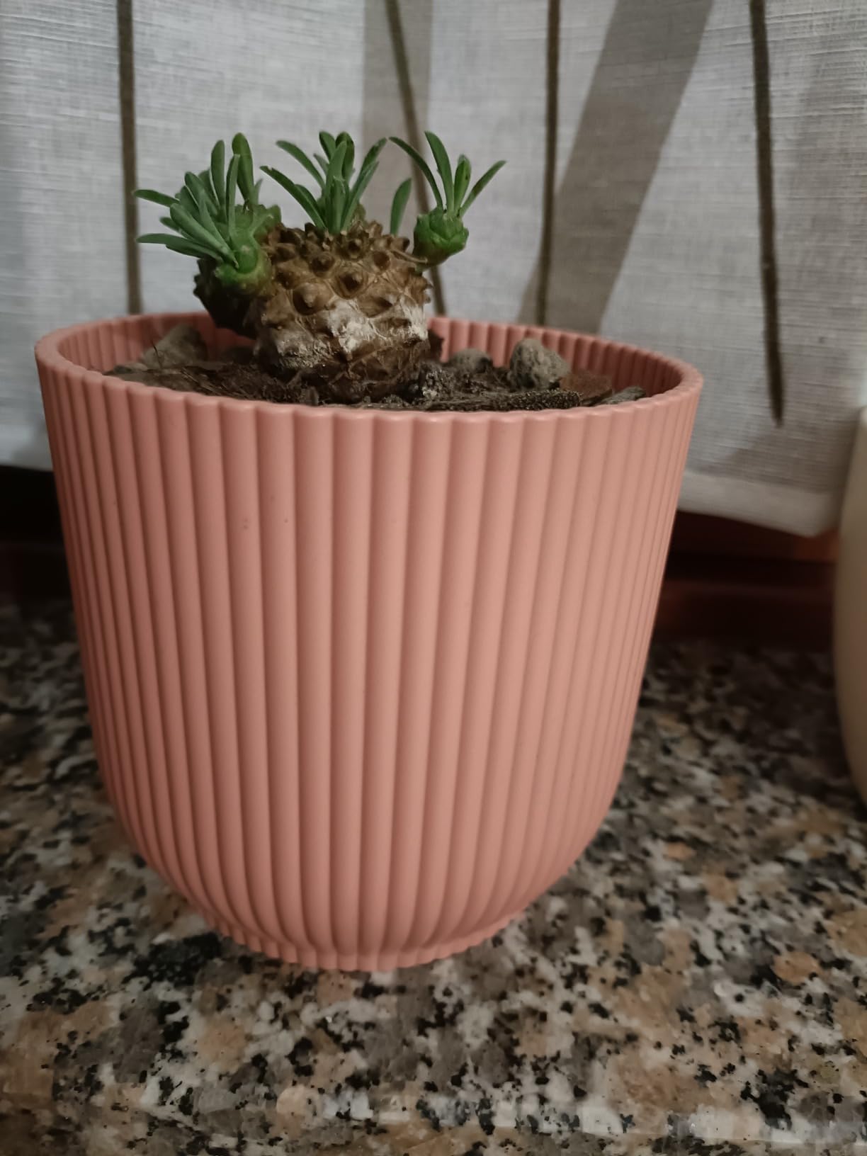 elho Vibes Blumentopf Mini 7cm buttergelb rund für innen