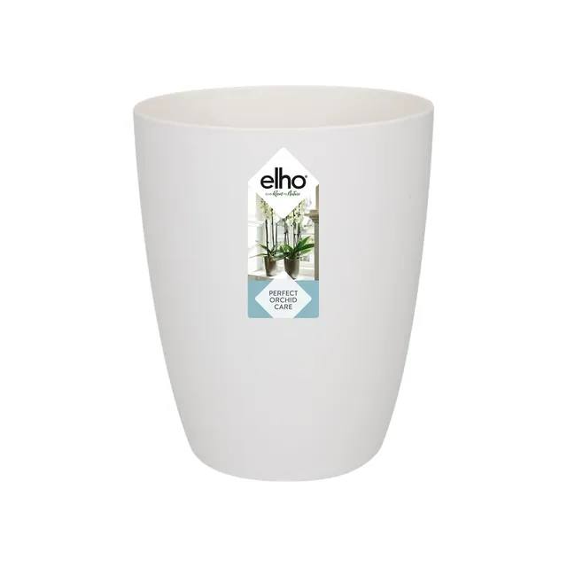 elho Brussels Orchidee Hoch 12,5 Blumentopf Weiss für innen
