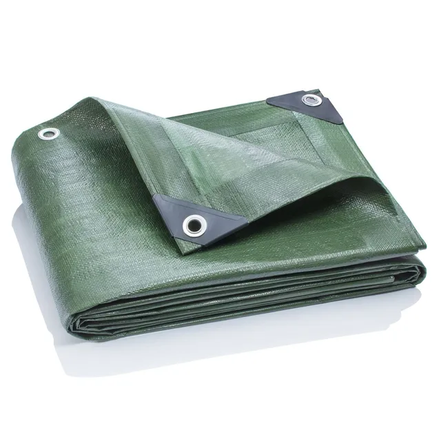 GardenMate Abdeckplanen 120g/m² Plane 3x4m grün wasserdicht