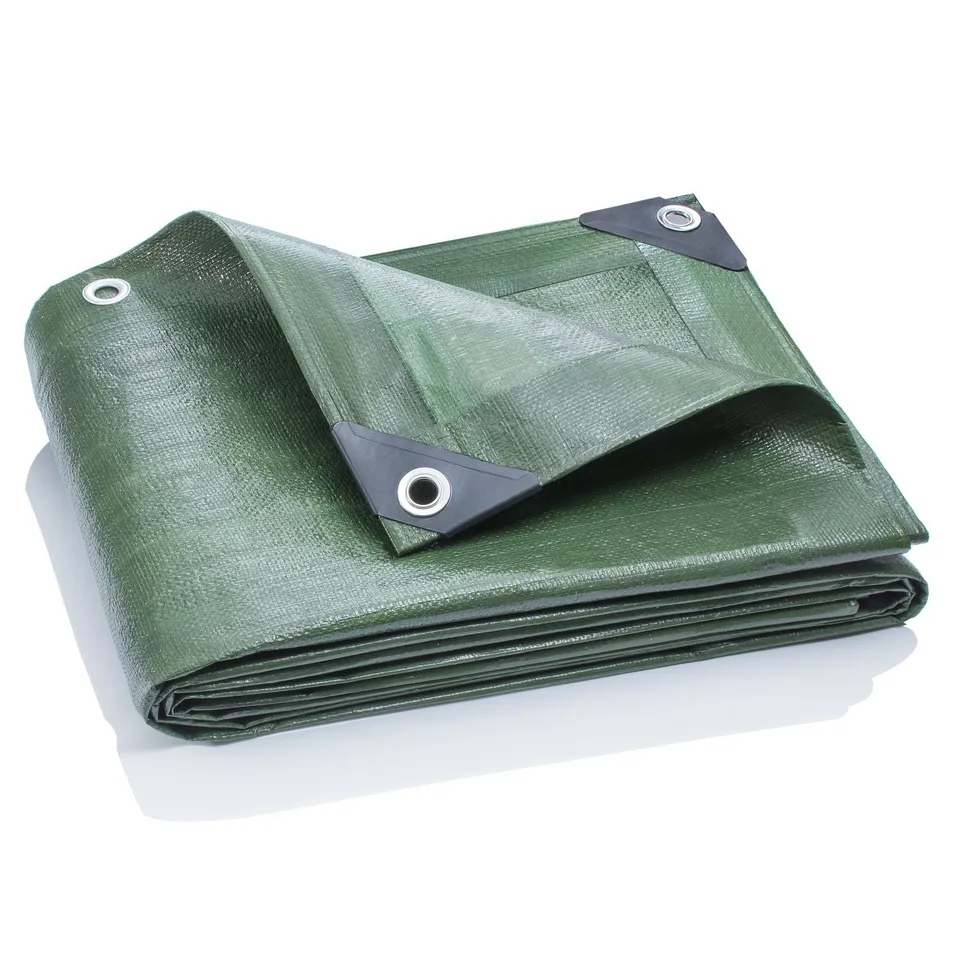 GardenMate Abdeckplanen 120g/m² Plane 3x4m grün wasserdicht