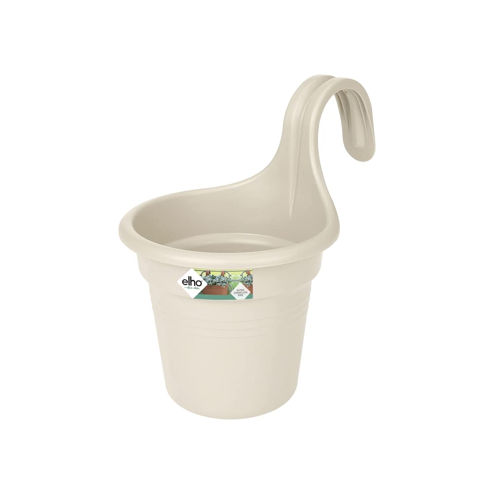 elho Green Basics Easy Hanger Balkontopf Baumwoll Weiss